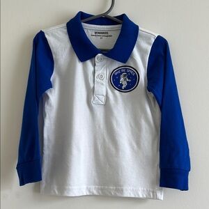 Wonderkids Boy’s ‘Give Me Space’ Long Sleeve Collared Shirt
